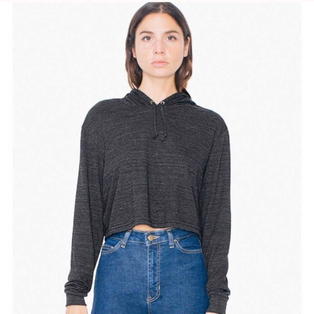 American Apparel cropped hoodie ☁️
